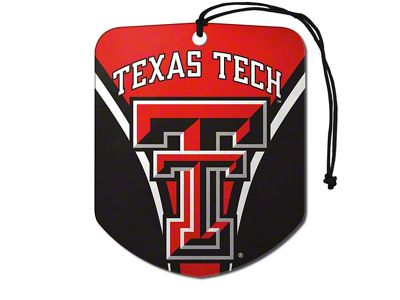 Air Fresheners with Texas Tech University Logo; Red and Black