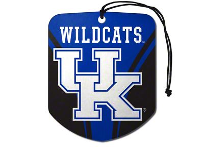 Air Fresheners with University of Kentucky Logo; Blue, Black