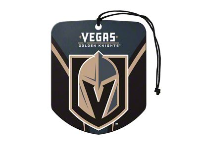 Air Fresheners with Vegas Golden Knights Logo; Gold, Gray and Black