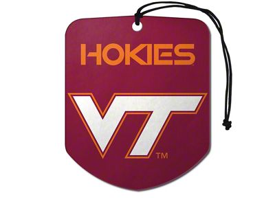 Air Fresheners with Virginia Tech Logo; Red and Orange