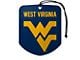 Air Fresheners with West Virginia University Logo; Blue and Yellow