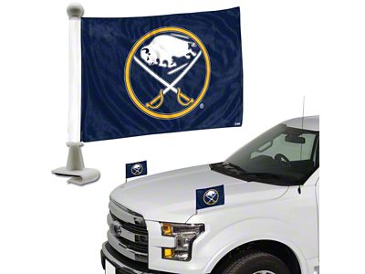 Ambassador Flags with Buffalo Sabres Logo; Blue (Universal; Some Adaptation May Be Required)