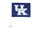 Car Flag with University of Kentucky Logo; Blue (Universal; Some Adaptation May Be Required)