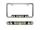 Embossed License Plate Frame with Baylor University Logo; Green (Universal; Some Adaptation May Be Required)