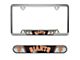 Embossed License Plate Frame with San Francisco Giants Logo; Orange (Universal; Some Adaptation May Be Required)