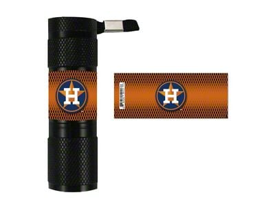 Flashlight with Houston Astros Logo; Orange