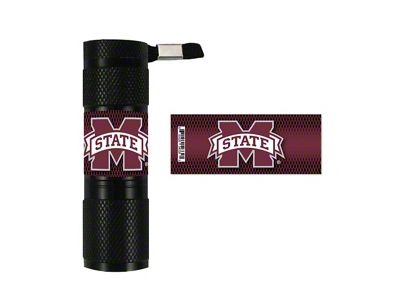 Flashlight with Mississippi State University Logo; Maroon