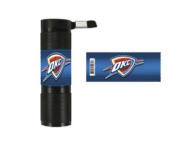 Flashlight with Oklahoma City Thunder Logo; Blue