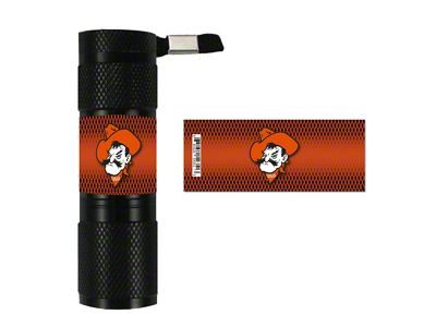 Flashlight with Oklahoma State University Logo; Orange