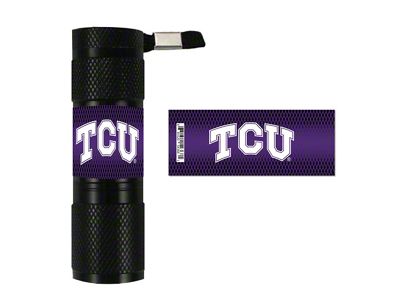 Flashlight with Texas Christian University Logo; Purple