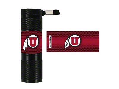 Flashlight with University of Utah Logo; Red