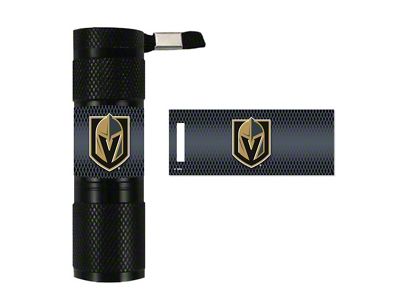 Flashlight with Vegas Golden Knights Logo; Gray