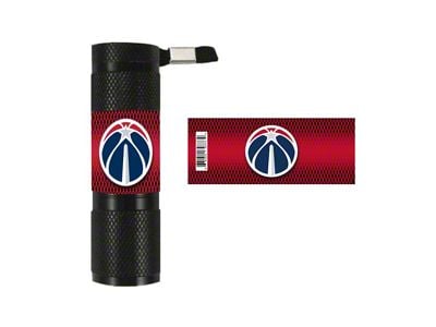 Flashlight with Washington Wizards Logo; Red