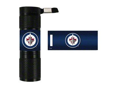 Flashlight with Winnipeg Jets Logo; Navy