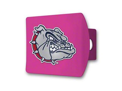 Hitch Cover with Gonzaga Logo; Pink (Universal; Some Adaptation May Be Required)