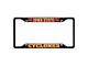 License Plate Frame with Iowa State University Logo; Black and Red (Universal; Some Adaptation May Be Required)