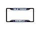 License Plate Frame with University of Mississippi Logo; Black and Red (Universal; Some Adaptation May Be Required)