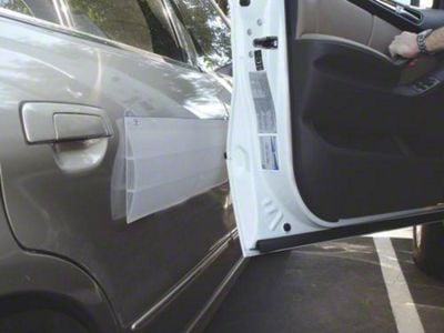 Park Smart Stick-On Door Guard; Clear