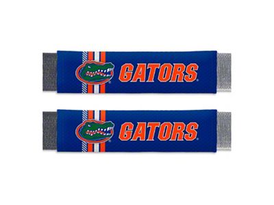 Rally Seatbelt Pads with Florida Logo; Blue (Universal; Some Adaptation May Be Required)