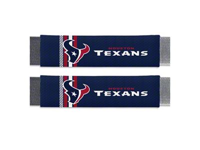 Rally Seatbelt Pads with Houston Texans Logo; Navy (Universal; Some Adaptation May Be Required)