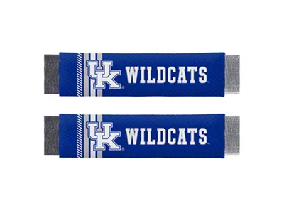 Rally Seatbelt Pads with Kentucky Logo; Blue (Universal; Some Adaptation May Be Required)