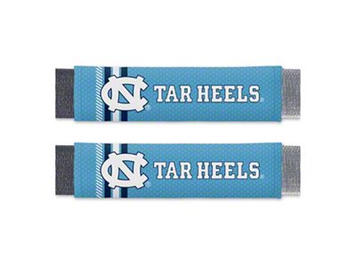 Rally Seatbelt Pads with North Carolina Logo; Blue (Universal; Some Adaptation May Be Required)