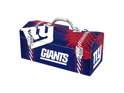 Tool Box with New York Giants Logo; Dark Blue