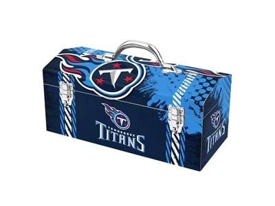 Tool Box with Tennessee Titans Logo; Blue