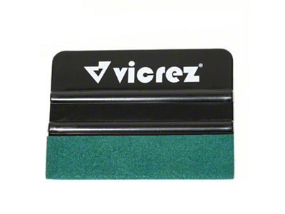 Vinyl Wrap Felt Soft Squeegee; Green Suede