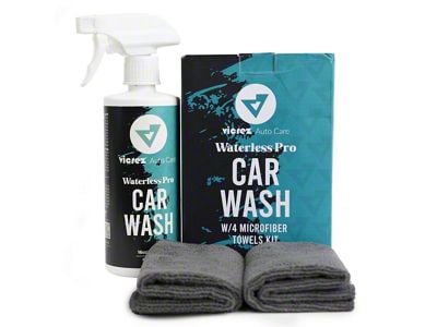 Waterless Pro Car Wash with 4 Microfiber Towels; 16-Ounce