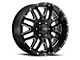 Ultra Wheels Hunter Gloss Black Milled 6-Lug Wheel; 20x9; 18mm Offset (07-13 Sierra 1500)