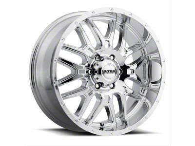 Ultra Wheels Hunter Chrome 8-Lug Wheel; 18x9; -12mm Offset (01-06 Sierra 3500 HD SRW)