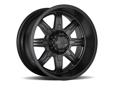 Ultra Wheels Menace Satin Black 8-Lug Wheel; 20x10; -25mm Offset (01-06 Sierra 3500 HD SRW)