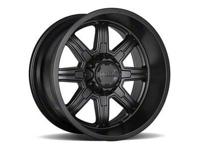 Ultra Wheels Menace Satin Black 8-Lug Wheel; 20x10; -25mm Offset (03-09 RAM 2500)