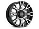 Ultra Wheels Scorpion Gloss Black with Diamond Cut Face 8-Lug Wheel; 17x9; 12mm Offset (03-09 RAM 2500)