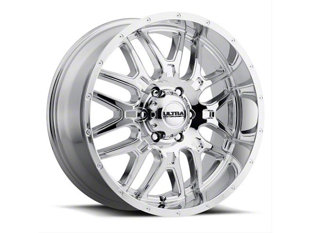 Ultra Wheels Hunter Chrome 8-Lug Wheel; 18x9; -12mm Offset (03-09 RAM 3500 SRW)