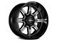 Ultra Wheels Menace Gloss Black with Diamond Cut Accents 6-Lug Wheel; 20x10; -25mm Offset (04-08 F-150)