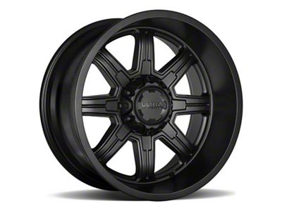 Ultra Wheels Menace Satin Black 6-Lug Wheel; 17x9; 12mm Offset (04-08 F-150)
