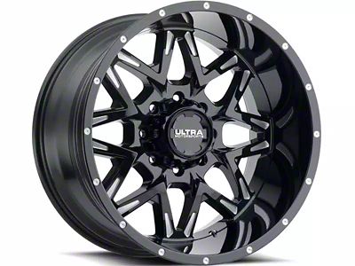 Ultra Wheels Carnivore Gloss Black 6-Lug Wheel; 20x9; 1mm Offset (07-13 Sierra 1500)