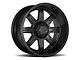 Ultra Wheels Menace Satin Black 6-Lug Wheel; 17x9; 18mm Offset (07-13 Sierra 1500)