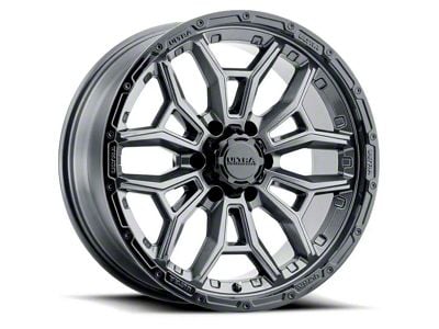 Ultra Wheels Warmonger 6 Gloss Anthracite 6-Lug Wheel; 20x9; -12mm Offset (07-13 Sierra 1500)