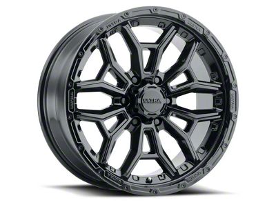 Ultra Wheels Warmonger 6 Gloss Black 6-Lug Wheel; 20x9; -12mm Offset (07-13 Sierra 1500)