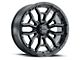 Ultra Wheels Warmonger 6 Gloss Black 6-Lug Wheel; 17x9; -12mm Offset (07-13 Sierra 1500)