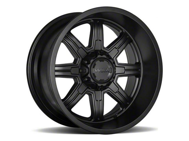 Ultra Wheels Menace Satin Black 6-Lug Wheel; 20x9; 18mm Offset (07-13 Silverado 1500)