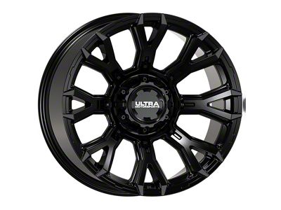 Ultra Wheels Scorpion Gloss Black 6-Lug Wheel; 20x10; -25mm Offset (07-13 Silverado 1500)