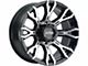 Ultra Wheels Scorpion Gloss Black with Diamond Cut Face 6-Lug Wheel; 20x10; -25mm Offset (07-13 Silverado 1500)