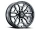 Ultra Wheels Warmonger 6 Gloss Anthracite 6-Lug Wheel; 17x9; 12mm Offset (07-13 Silverado 1500)