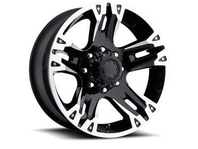 Ultra Wheels Maverick Gloss Black Machined 6-Lug Wheel; 16x8; 10mm Offset (07-14 Tahoe)