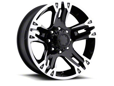 Ultra Wheels Maverick Gloss Black Machined 6-Lug Wheel; 18x9; 25mm Offset (07-14 Yukon)