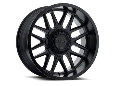 Ultra Wheels Butcher Satin Black 8-Lug Wheel; 18x9; 12mm Offset (08-10 F-250 Super Duty)